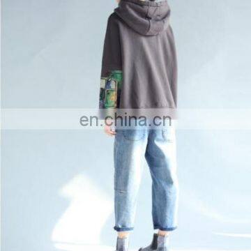 Fashion Hooded Sweater Winter Women Casual Short Sweatshirt Pullover Hoodies photo-5