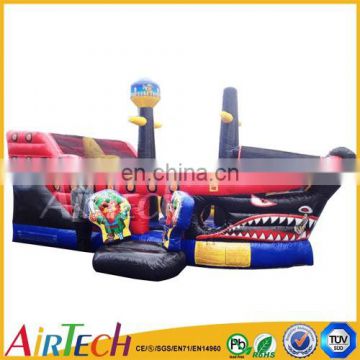 giant inflatable pirate ship slide