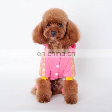 2 Colors Fashional Solid Soft Pet Garment Dog Fleece Hoodies photo-6