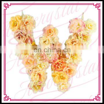 Aidocrystal Handmade Custom Name Hanging Flower Floral Letter for Wedding photo-5