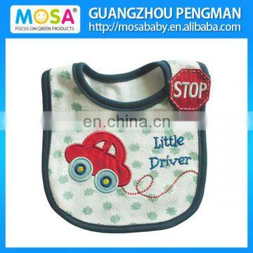 Wholesale Mixed Design High quality Car Pattern Baby Bib Burp Cloths