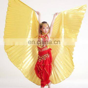 BestDance girls kids belly dance isis wings kids dance costumes angel isis wings golden/silver isis wings OEM