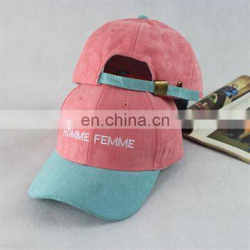 Hot selling cordury 3d embroidery logo custom baseball cap