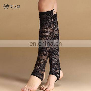 P-9093 High quality sexy lace knit belly dance socks accessory