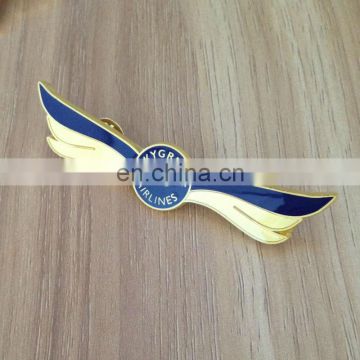 Gifts custom pilot wing sword metal badge