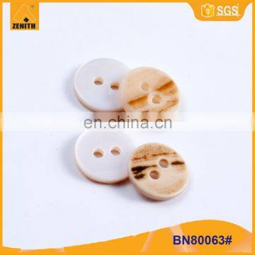 Quality Two Holes Natural River Shell Button for Clothing BN80063 photo-2