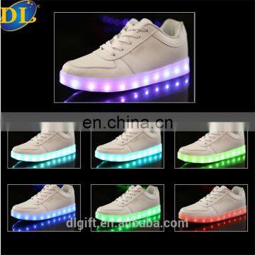 Night Event Popular Customized Led Light Rechargable Reflective Shoes