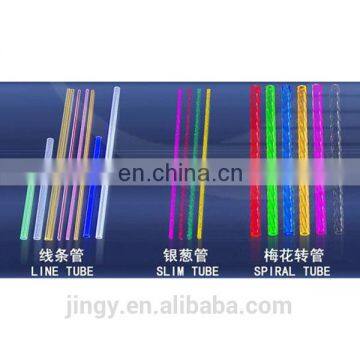 jingyue types acrylic line tube slim tube spiral tube
