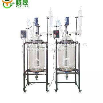 Lab Scale Pyrolysis Reactor Jacketed Glass Reactor