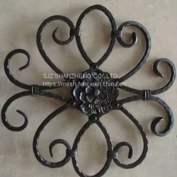 Wrought iron ornaments/ wrought iron elements/ wrought iron decorate parts