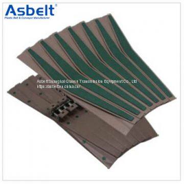 Ast1873TW Side Flexing Spiral Belt,Beverage Flat Top ,Flush Grid Modular Belt