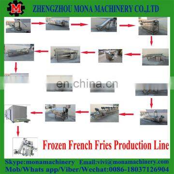Excellent Quality Full Automatic Potato Chips Production Line/fresh Potato Chips Making Machine/frozen French Fries Maker photo-3