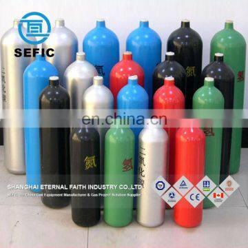 High Quality Oxygen Nitrous Oxide Natural Gas cylinder CO2 gas bottle With Valve