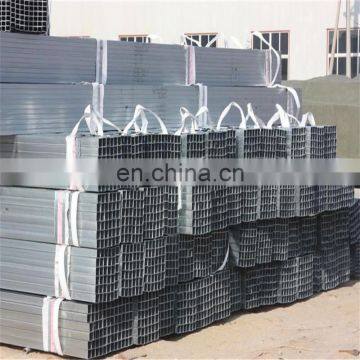 New design square section erw hot dip galvanized pipes with low price