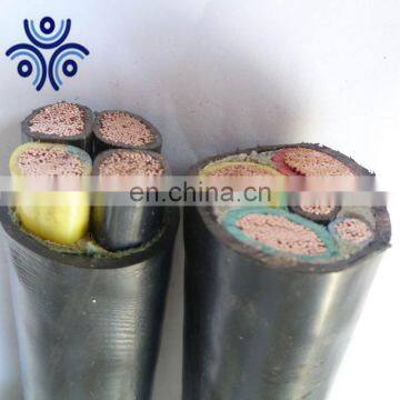 Copper Core XLPE Insulation Pvc Sheath Steel Tap Amor Power Cable 18/30KV 3*4+2*25+120mm2 photo-3