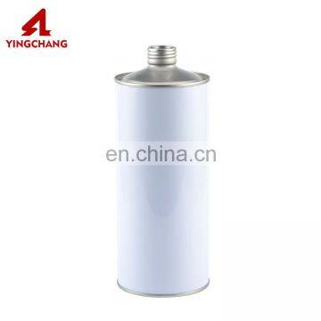 Wholesale CMYK/PMS brake fluid oil round metal tin can