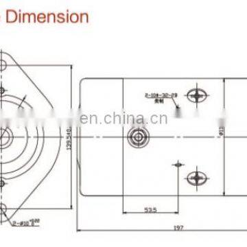 1,7 кВт 12-ти вольтный гидравлический двигатель постоянного тока, используемый в погрузчиках photo-6