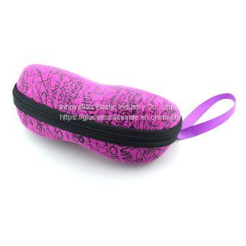 Unisex, Simple and Crush-resistant Sunglasses Case; Personalized Zippered Eyewear Case