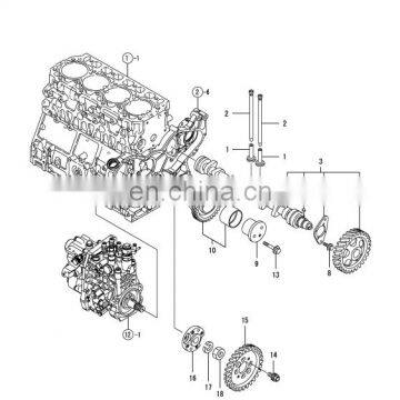 123907-25909 gear pump for 4TNV106 engine