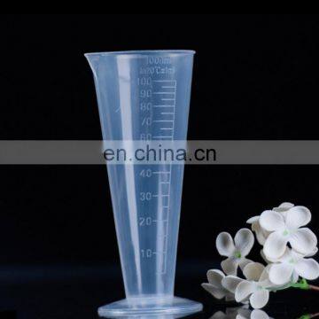 Plastic Conical Beaker Measuring Cup For Laboratory