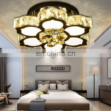 Modern Minimalist LED K9 Crystal Ceiling Lights Living Room Light Fixtures photo-5