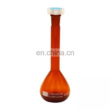 Lab glassware 5ml 10ml 20ml 25ml 50ml high borosilicate glass volumetric flask