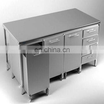 Stainless steel traditional chinese medicine cabinet medical working table