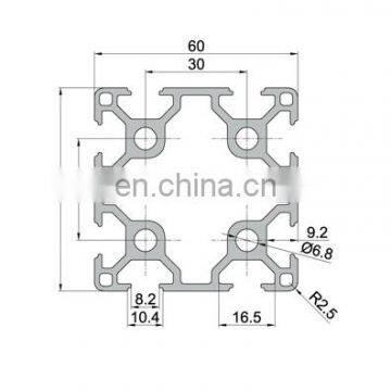 SHENGXIN 6060 Mill Finish Extruded T-slot Aluminum Profile for Cnc Table photo-2