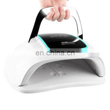 nail dryer SUN BQ 6T Newest product 108w UV Nail Lamp UV Gel Nail Curing Lamp Light Dryer White Led uv lamp