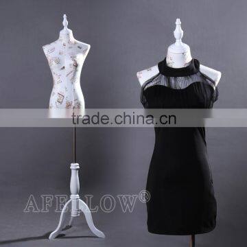 Fashion wholesale adjustable female mannequin upper body manikin with wooden base women dummy mannequin M003- FH-1