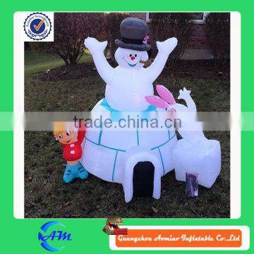 Advertising inflatable model, hot sale inflatable model snow man for sale