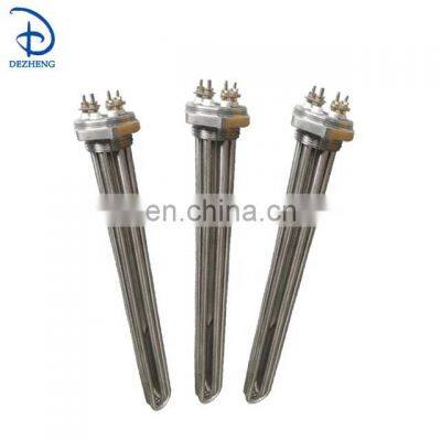 9KW Immersion Water Oil Electric Tubular Heater With Flange photo-6