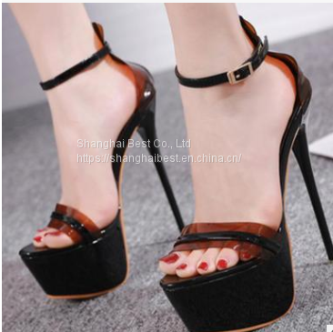 Super high heel thin heel sandals open toe