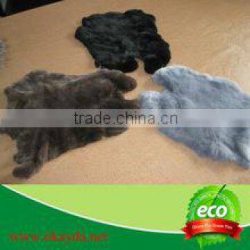 Genuine chinchilla rabbit fur wholesale