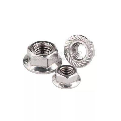 flange hex nut zinc plated
