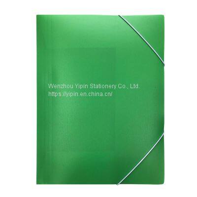 PP 3 Flap Folder, Elastic Folder for Office for School, Statioinery photo-4