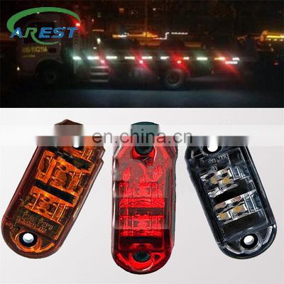 Carest  4Pcs 12V 24V Car Truck Trailer Piranha DRL LED Side Marker Blinker Bck up Light Bulb Turn Signal lamp car-styling