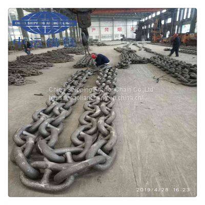 102MM GRADE 3 U3 Q3 NV3 K3 AM3 Stud Link Anchor Chain With NK BV KR---China shipping anchor chain