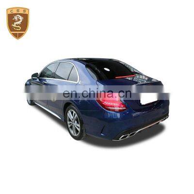2015-2016 Car Part Carbon Ducktail Spoiler Fiberglass Auto Body Kit For Mercede Bens C Class W205 Amg Style photo-3