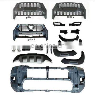 New Car Accessories Front Bumper Facelift Conversion Body Part Kit for Toyota Hilux Revo 2021 upgrade to Rocco 2021