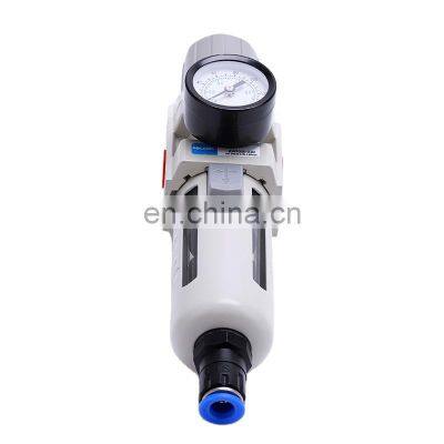 Factory Price AW Series Aluminum Alloy AW3000-03D Pneumatic Air Regulator Filter Auto Drain FRL Unit With Press Gauge