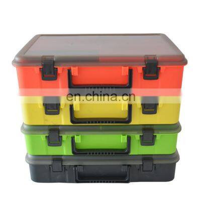 Multifunction fishing box  ABS Portable fishing tackle box Hooks Minnows Tool Spinner fishing lure Box Storage