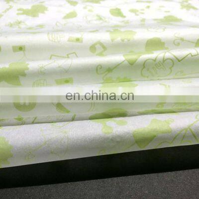 wholesale custom printed colored logo gift wrapping tissue paper for packaging