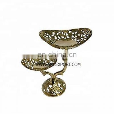 Indian handmade brass bowl with stand