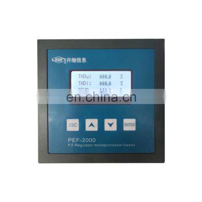 Power quality compensation 3 phase automatic power factor corrector controller 12 steps