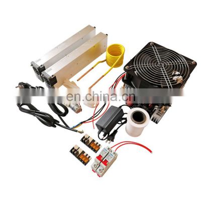 4000W ZVS Induction Heater Main Unit+Coil+Pump+Pump Power+70mL Crucible+2 Power Supply+Air Switch