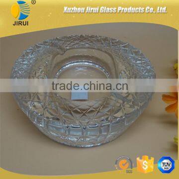 Unique Engraved Crystal Glass Ashtray photo-2
