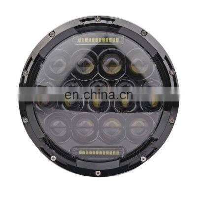 Shanghai Sanfu Car Accessories Fit For Jeep W rangler JK 07-17 J105 7'' 75W Off Road Led Head Light  Full LED Head Lamp