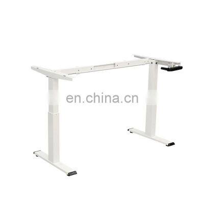 Luxury Adjustable Height High Tech Executive Electric Lift Standing Desk Frame Sit Stand up Computer Office Desk photo-3