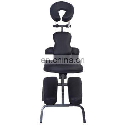 Multi-functional black massage spa salon foldable ink bed tatoo chair